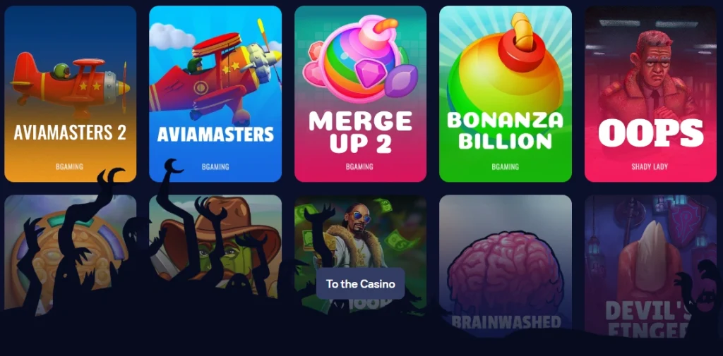 Förhandsgranskning av Smash Casino affiliate‑landningssida